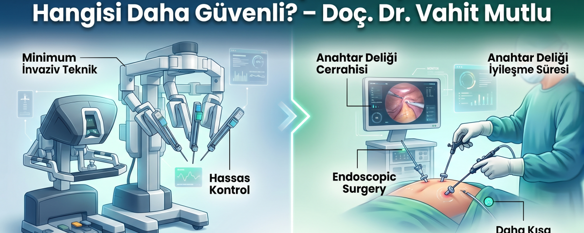 Robotik Cerrahi ve Laparoskopik Cerrahi: Hangisi Daha Güvenli? – Doç. Dr. Vahit Mutlu (2026)