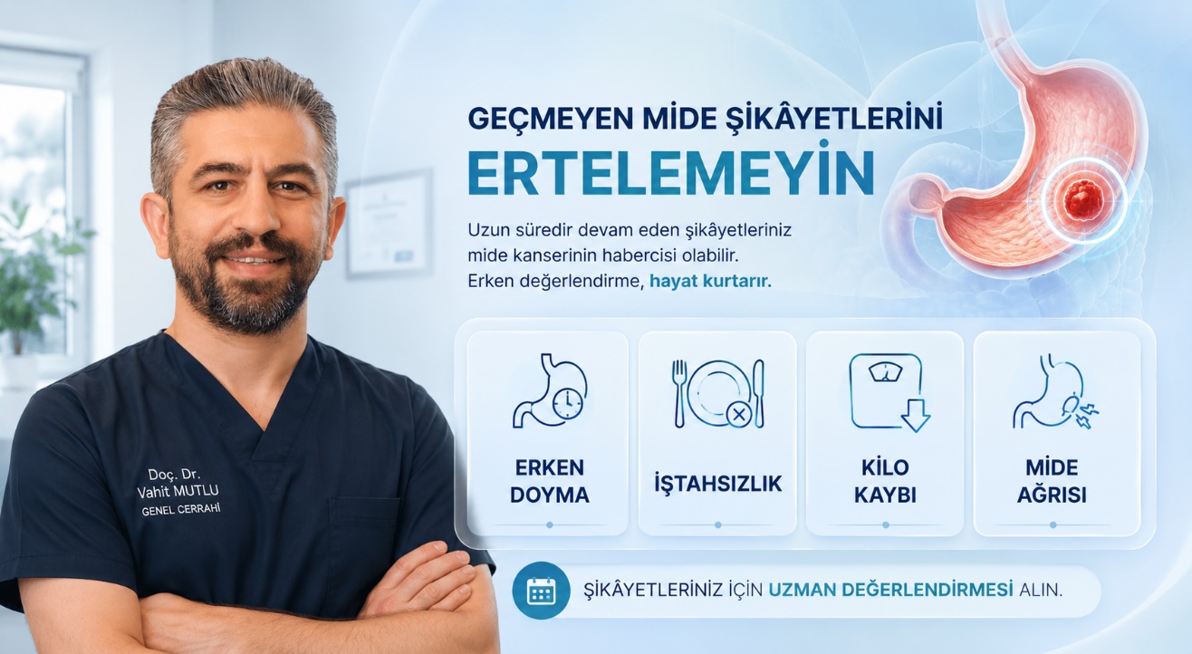 Geçmeyen mide şikâyetlerini ertelemeyin