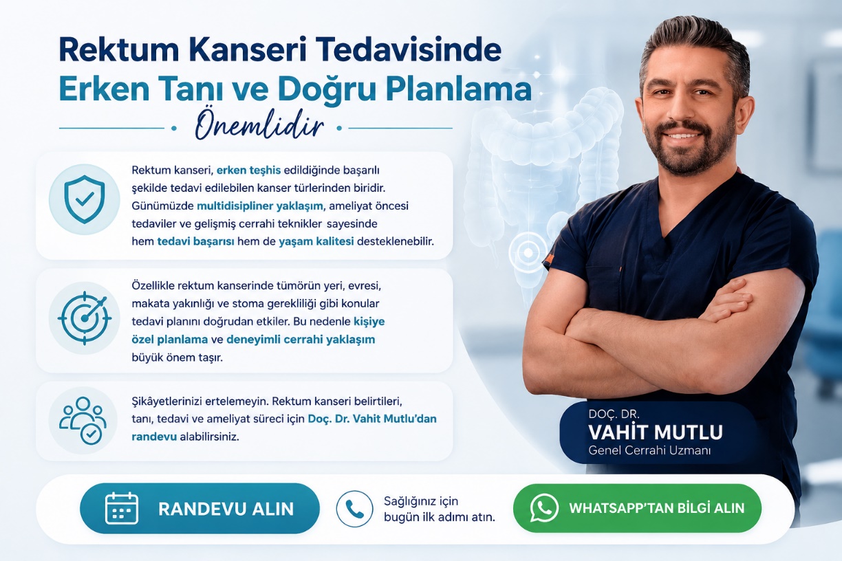 Doç. Dr. Vahit Mutlu'dan randevu alın